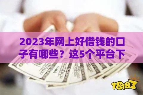 2023年网上好借钱的口子有哪些？这5个平台下款快、利息低