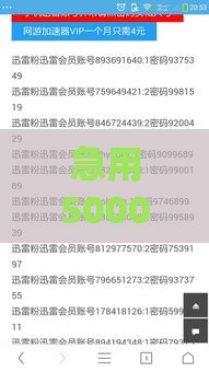 急用5000元怎么借？这几种方式当天到账超省心！