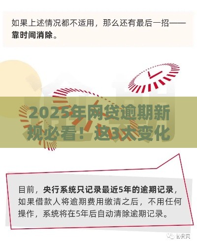 2025年网贷逾期新规必看！这3大变化直接影响你的钱袋子