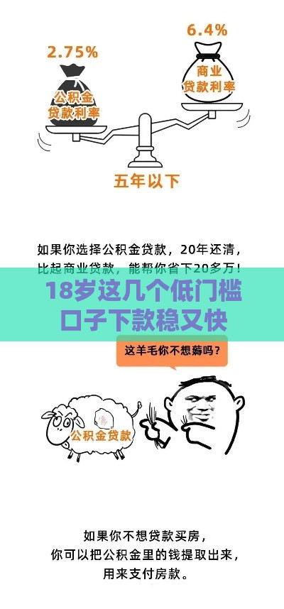 18岁这几个低门槛口子下款稳又快