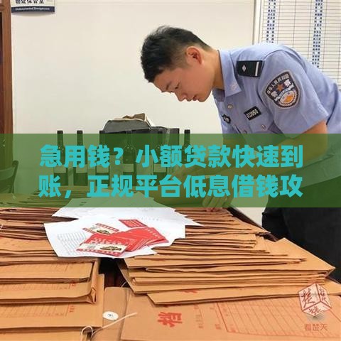 急用钱？小额贷款快速到账，正规平台低息借钱攻略！