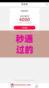 秒通过的借款口子有哪些？这5个低门槛、快速到账的渠道别错过！