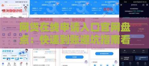 网贷在线申请入口官网盘点：快速到账避坑指南看这里