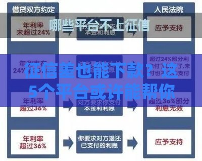 征信差也能下款？这5个平台或许能帮你应急！