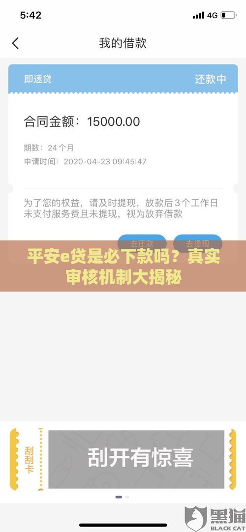平安e贷是必下款吗？真实审核机制大揭秘