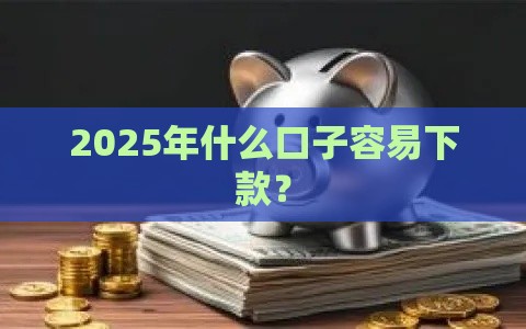 2025年什么口子容易下款？