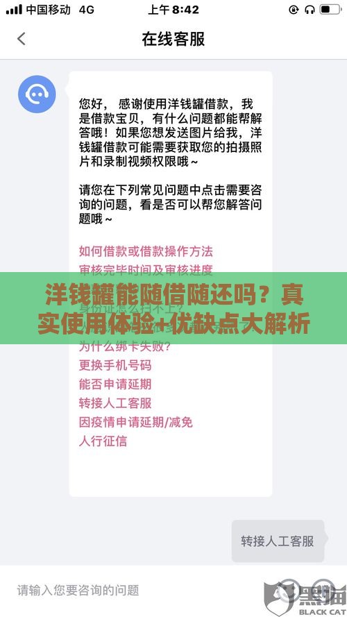 洋钱罐能随借随还吗？真实使用体验+优缺点大解析