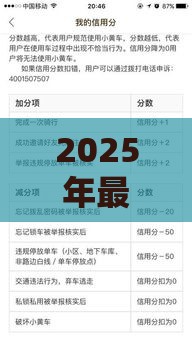2025年最新征信黑名单查询指南：3分钟快速自查，避免踩坑！