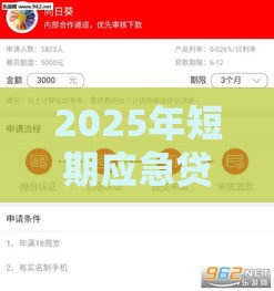 2025年短期应急贷款解析：1分钟到账的口子怎么选？