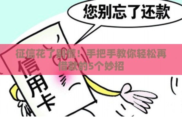 征信花了别慌！手把手教你轻松再借款的5个妙招