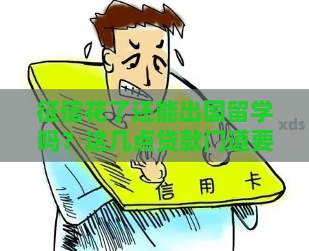 征信花了还能出国留学吗？这几点贷款门道要摸清