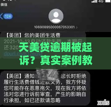 天美贷逾期被起诉？真实案例教你避坑！这些细节千万别忽略