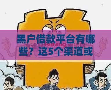 黑户借款平台有哪些？这5个渠道或许能解燃眉之急