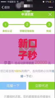 新口子秒下款攻略，新人申请超简单！