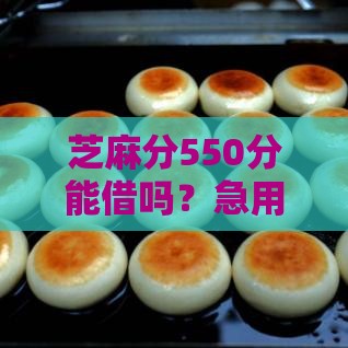 芝麻分550分能借吗？急用1500元试试这几个平台！