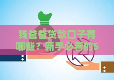 钱爸爸贷款口子有哪些？新手必看的5大避坑指南