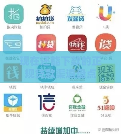 现在还能下款的正规贷款渠道盘点