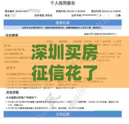 深圳买房征信花了能贷款吗？三大补救妙招曝光！
