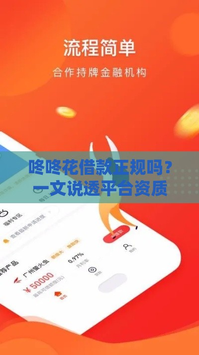 咚咚花借款正规吗？一文说透平台资质和避坑技巧