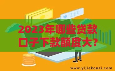 2023年哪些贷款口子下款额度大？这5个平台审核快、通过率高！