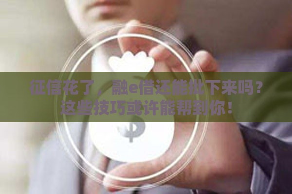 征信花了，融e借还能批下来吗？这些技巧或许能帮到你！