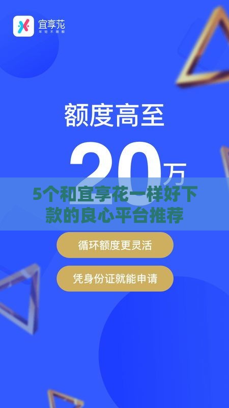 5个和宜享花一样好下款的良心平台推荐