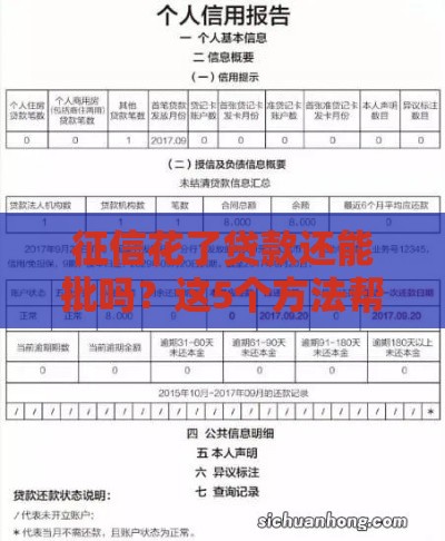 征信花了贷款还能批吗？这5个方法帮你解决难题