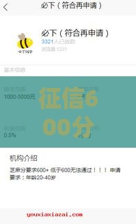 征信600分能借到钱吗？这几个低门槛借款口子