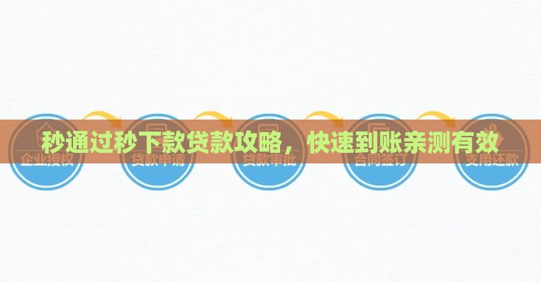 秒通过秒下款贷款攻略，快速到账亲测有效