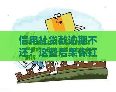 信用社贷款逾期不还？这些后果你扛得住吗？速看应对方法！