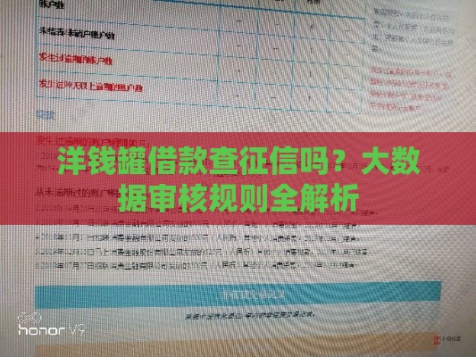 洋钱罐借款查征信吗？大数据审核规则全解析