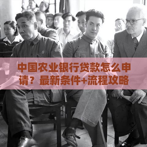 中国农业银行贷款怎么申请？最新条件+流程攻略，手把手教你快速到账！