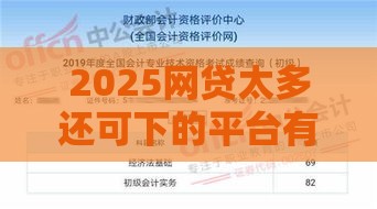 2025网贷太多还可下的平台有哪些?这10个正规渠道通过率高 2025网贷太多还可下的平台有哪些?这10个正规渠道通过率高