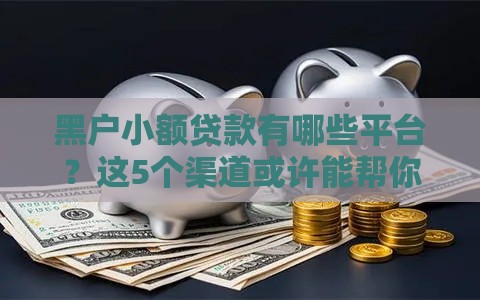 黑户小额贷款有哪些平台？这5个渠道或许能帮你