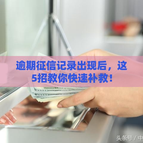 逾期征信记录出现后，这5招教你快速补救！