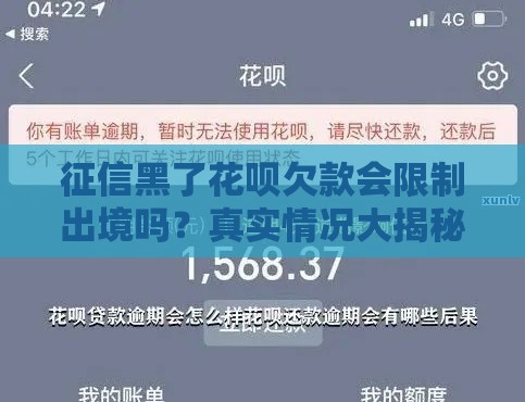 征信黑了花呗欠款会限制出境吗？真实情况大揭秘！