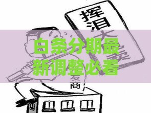 白条分期最新调整必看！手把手教你应对信贷政策变化