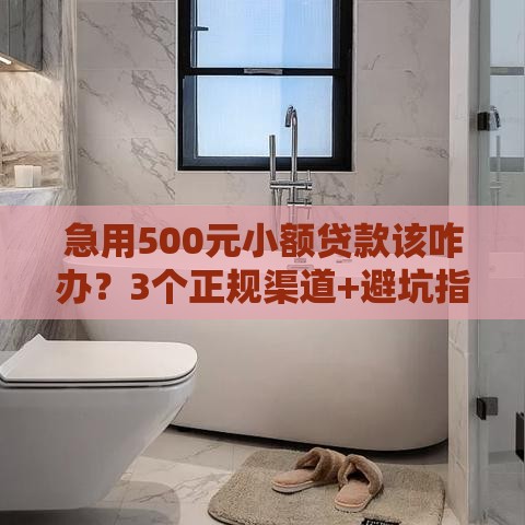 急用500元小额贷款该咋办？3个正规渠道+避坑指南看这里！