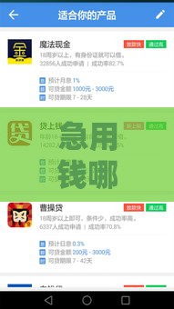 急用钱哪个网贷平台好借？实测推荐这几个靠谱选择！