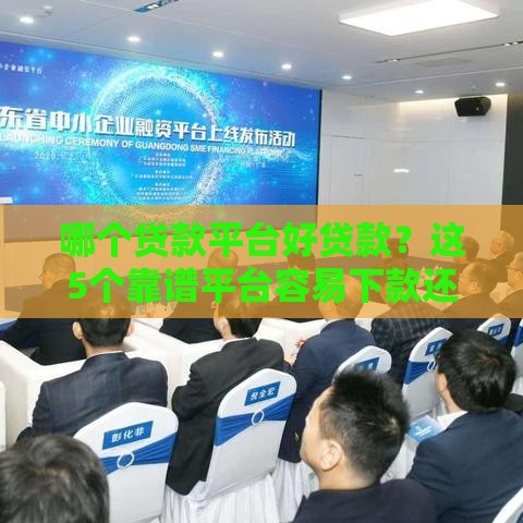 哪个贷款平台好贷款？这5个靠谱平台容易下款还安全