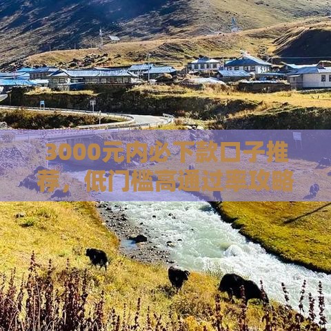 3000元内必下款口子推荐，低门槛高通过率攻略
