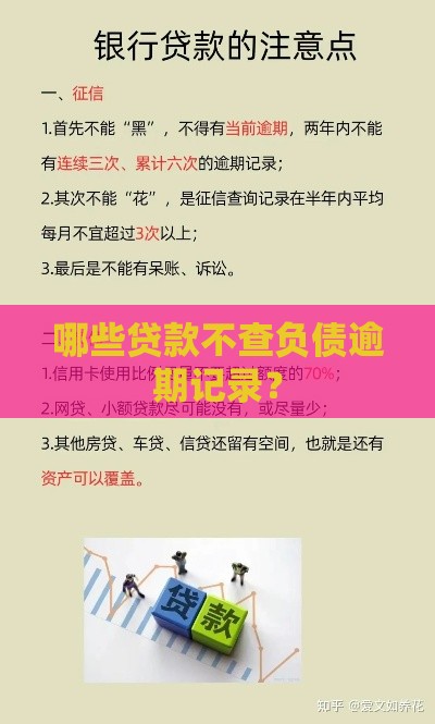 哪些贷款不查负债逾期记录？