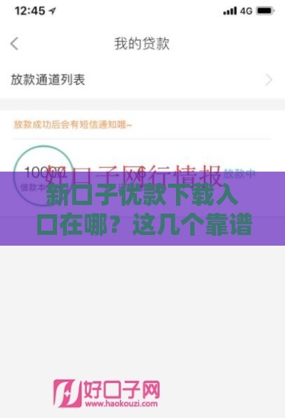 新口子优款下载入口在哪？这几个靠谱平台速看！
