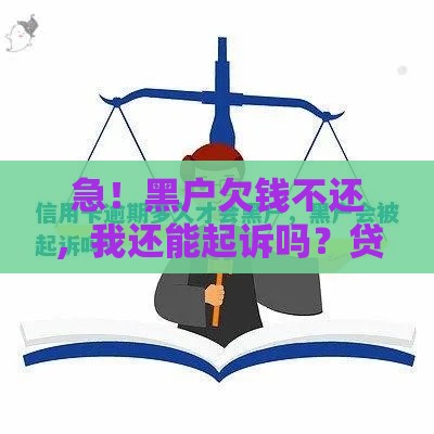 急！黑户欠钱不还，我还能起诉吗？贷款纠纷必看避坑指南