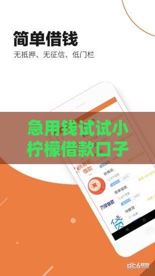 急用钱试试小柠檬借款口子？贷款新人必看避坑指南