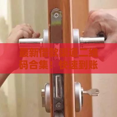 最新借款渠道二维码合集！快速到账+避坑指南，一码搞定急用钱