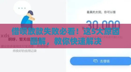 借呗放款失败必看！这5大原因图解，教你快速解决