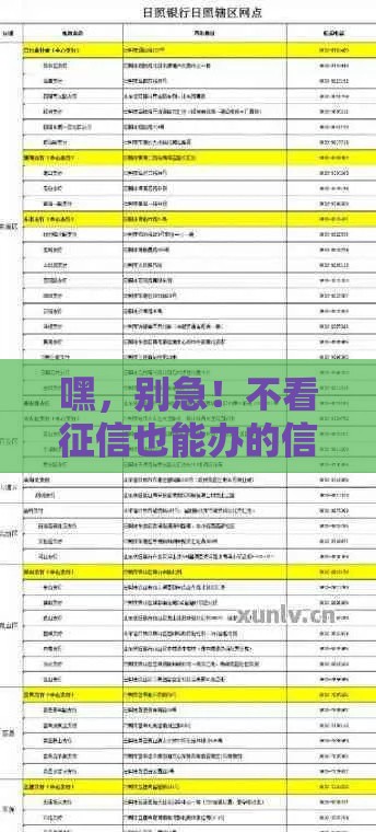 嘿，别急！不看征信也能办的信用卡联系方式这样拿