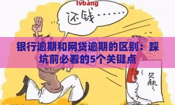 银行逾期和网贷逾期的区别：踩坑前必看的5个关键点