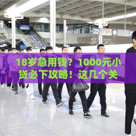 18岁急用钱？1000元小贷必下攻略！这几个关键点要注意